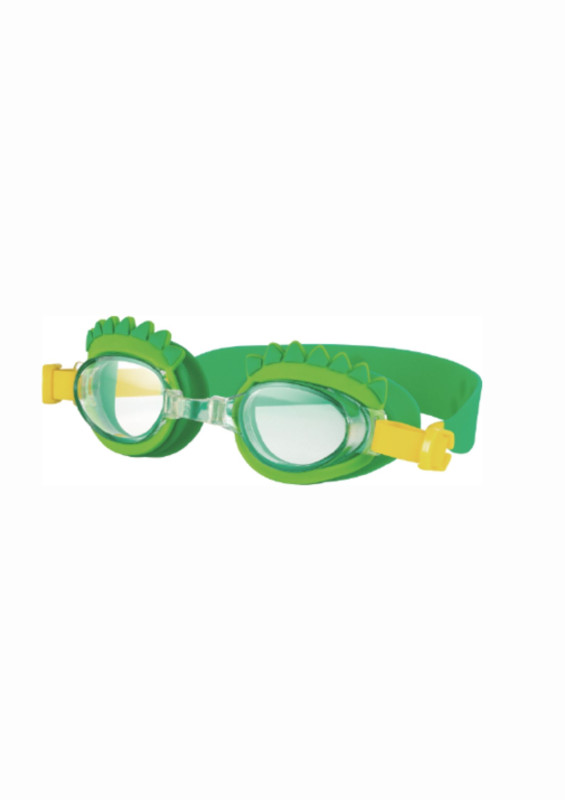 Dino Spike Kids Green  Yellow Goggles